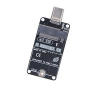 baojielai Lector de tarjetas adaptador USB 3.1 de 1000 MB/s 2230 a USB C, USB A, USB C, lector de disco de estado sólido, placa elevadora para PC de escritorio