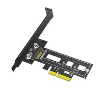 baojielai NVME HDDs a PCIE 4 Risers Card M-Key PCIE Adaptador PCIE PCIExpress 4/8/16 convertidores de expansión de computadora tarjeta adicional