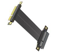 baojielai PCIE4.0 - Extensor de tarjeta elevadora en ángulo recto de 180 grados a 90 grados para placa base de computadora