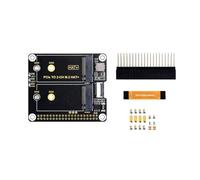 baojielai Placa adaptadora PCIe a dos canales HAT 2230 2242