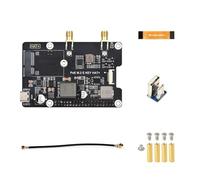 baojielai Placa adaptadora PCIe a E KEY con función de alimentación a través de Ethernet, llave E inalámbrica con interfaces de antenas