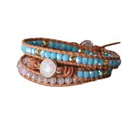 baojielai Pulsera de cuentas hecha a mano, elegante pulsera de cuentas que mejora tus estilos sin esfuerzo, as the pic show, cuentas, No es una piedra preciosa