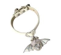 baojielai Pulsera de diamantes de imitación con lazo de diablo, elegante cadena de muñeca, joyería brillante para mujer, fiesta, noche, uso diario, 15cm, corteza, No es una piedra preciosa