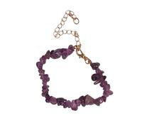 baojielai Pulsera de piedra natural para mujeres de moda, hecha a mano, joyería de turmalinas, estilo barroco, juego de regalo, pulsera ajustable, as the pic show, Piedra, No es una piedra preciosa