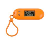baojielai Reloj de bolsillo con llavero digital LED deportivo en miniatura para estudiantes y niños, práctico accesorio de mochila de viaje, naranja, as the pic show