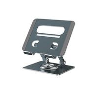 baojielai Soporte ajustable de aluminio para tableta, base giratoria de 360 grados y soporte de disipación de calor para tabletas