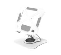 baojielai Soporte ajustable de aluminio para tabletas, base giratoria de 360 grados y soporte de disipación de calor para tabletas