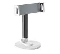 baojielai Soporte de abrazadera de escritorio ajustable giratorio de 360 grados con base de silicona antideslizante para teléfonos y tabletas
