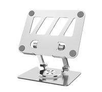 baojielai Soporte de metal plegable, soporte para múltiples tabletas, base giratoria de 360°, soporte plegable para tabletas de teléfono de 4 a 12.9 pulgadas