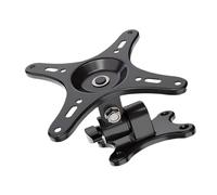 baojielai Soporte de pared ajustable para pantalla, soporte de pantalla de metal con rotación de 360 grados para ahorrar espacio