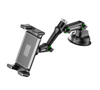 baojielai Soporte para tablet de coche con brazo de ventosa extendido, plegable, para uso en camiones y vehículos, rotación de 360 grados