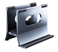 baojielai Soporte vertical para computadora portátil, soporte de aluminio para laptop, soporte de almacenamiento para laptop, color gris espacial