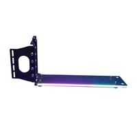 baojielai Soporte vertical para tarjeta gráfica, soporte vertical PCIe GPU para funda con base de soporte con LED 12 V 4 pines
