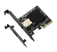 baojielai Tarjeta de red AQC113 PCIE de 10 Gbps a un solo puerto RJ45 1G/2.5Gbps/5Gbps/10Gbps PCIE Interfaces Ethernet Data Transfer Ca