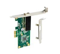 baojielai Tarjeta de red de fibra Gigabit EP9660 PCIEx1 WGI210AS de un solo puerto y con soporte para uso industrial