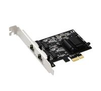 baojielai Tarjeta de red Ethernet PCIE de 2,5 Gbps PCIE a RJ45 RTL8125B 10/100/1000/25000Mbps RJ45 adaptador para escritorio