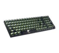 baojielai Teclas transparentes y elegantes de PC de 115 teclas para teclados mecánicos, mejora tu escritura