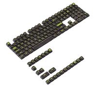 baojielai Teclas transparentes y elegantes de PC de 131 teclas para teclados mecánicos 61/64/68/84/85/87/98/100/104/108