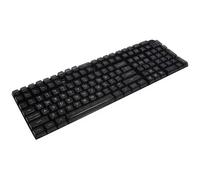 baojielai Teclas transparentes y elegantes de PC de 132 teclas para teclados mecánicos 61/64/68/75/84/87/89/96/98/100/104/108