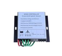 BAOJUHUIKANG 12v, Controlador de Generador Eólico de 800W, Regulador de Bajo Voltaje Impermeable IP67, Autoajuste 12V/24V/48V, con Indicador LED, para Sistema de Energía Eólica