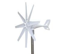 BAOJUHUIKANG 12v, Generador de turbina eólica de Eje Vertical 9000W 12V-220V, 8 aspas, Alta eficiencia, Molino de Viento Horizontal, Sistema Fuera de la Red para hogar, RV y Granja, con Controlador