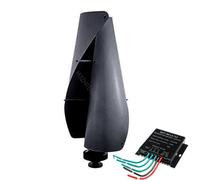 BAOJUHUIKANG 12v, Kit de Generador Eólico de 12000W de Bajo Voltaje de Arranque 12V con Aspas, Kit de Generador Eólico con Controlador de Carga, Generador de Energía Eólica para Marina y Hogar