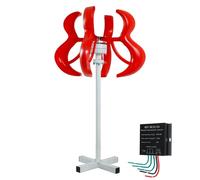 BAOJUHUIKANG 12v, Kit de Generador Eólico de Imán Permanente AC de 3 Fases 12000W 12V/24V/48V/220V Generador de Turbinas Eólicas Verticales, para Farolas de Jardín y Exteriores