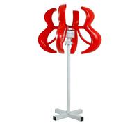 BAOJUHUIKANG 12V,Turbina Eólica de Eje Vertical de 10000W, Generador Eólico de 5 Aspas de Energía Libre, Generador Eólico de 12V 24V 48V con Controlador de Carga