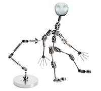 BAOJUHUIKANG 18cm,Creación de diseño de Personaje Figura de marioneta metálica, Kits de armazón de Stop Motion DIY de 12-20 CM, Esqueleto humanoide articulado de fácil Montaje para Proyecto