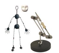 BAOJUHUIKANG 19cm,Kits de armaduras para Stop Motion DIY, Figura de marioneta de Metal de 8CM a 20CM, animación en Stop Motion con Manos y Calavera para animación en Stop Motion,19CM