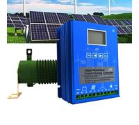 BAOJUHUIKANG 220v,Controlador híbrido eólico-Solar MPPT 12V 24V 48V 2500W, con Pantalla LCD y Resistor de Descarga Externo, para turbina eólica y Panel Solar Fuera de la Red 220V