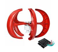 BAOJUHUIKANG 220v, Kit de Generador de Turbina Eólica, Set de Electricidad de Turbina Eólica Vertical de 20000W, Kit de Generador de Energía Eólica Horizontal de 5 Aspas, para Barco, Monitoreo