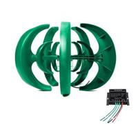 BAOJUHUIKANG 220V, Kit de Generador Eólico Vertical Eficiente y Silencioso, 5000W 12V/24V/48V 220V Generador de Turbina Eólica de Eje Vertical para Camping y Hogar (con Controlador)