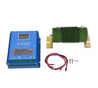 BAOJUHUIKANG 24V, Controlador de Carga Híbrido Eólico y Solar de 12000W con Pantalla LCD y Resistor de Descarga Externo, para Turbina Eólica y Panel Solar Fuera de Red de 48V