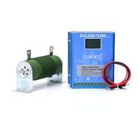 BAOJUHUIKANG 24V,Controlador de Carga híbrido eólico y Solar de 3000W-6000W con regulador de generador eólico, Pantalla LCD y Resistor de Descarga Externo 12V 24V 48V 220V