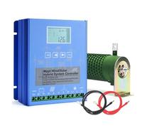 BAOJUHUIKANG 24V, Controlador de Carga para aerogeneradores de 6000 W, 12 V, 24 V, 48 V y 220 V, para Equipos de iluminación doméstica, con Pantalla LCD y Carga de Descarga