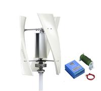 BAOJUHUIKANG 24V, Generador de Turbina Eólica de Eje Vertical de 12000W, Kit de Turbina Eólica 12V/24V/48V, Generador de Energía Eólica de Arranque a 2M/S para el Hogar 220V