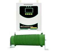 BAOJUHUIKANG 24V, Sistema Híbrido Eólico Solar de 12000W con Controlador de Carga MPPT y Carga de Descarga Generador Eólico Panel Solar Regulador Automático 12V 24V 48V 220V