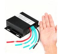 BAOJUHUIKANG 48V, Controlador de Carga MPPT IP67 Impermeable, Controlador de Carga DC, Controlador de Carga para Turbina Eólica de 10000W 12V 24V 48V 220V para Turbinas Eólicas DC (Negro)