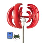 BAOJUHUIKANG 48v, Generador Eólico 12V-220V 14000W con Controlador de Carga, Turbinas de Energía Eólica, Generadores de Energía Eólica, para Marino, Hogar, Sistema Eólico (14000W)