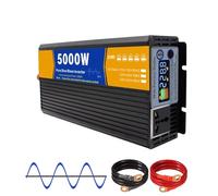 BAOJUHUIKANG Inversor de Onda Sinusoidal Pura de 5000 Vatios, 72V a 110V