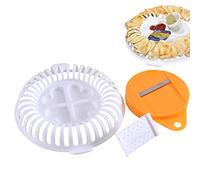 BAOK Juego de chips de microondas | Kit de herramientas y cortadores de chips | Fruta casera, patata Crisp Chip Slicer Snack Chips Rack bandeja Easy DIY Set Accesorios de cocina