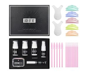 BAOK Kit de Levantamiento de pestañas para Cejas, Kit de laminación de Cejas y pestañas 2 en 1 Permanente de Bricolaje para pestañas y Cejas, Permanente de Bricolaje para pestañas y Cejas