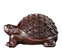 Baokuan Adorno De Tortuga De Dinero De Madera, Estatuilla De Tortuga Feng Shui Coleccionable para Decoración De Escritorio De Sala De Estar, Oficina