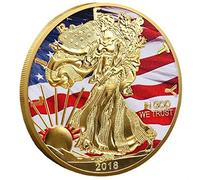 Baokuan United Statue of America Coin Commemorative Statute of Liberty Challenge Coin Crole Colección Colección del Casa del Hogar