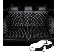BaoLianBaiHuo Coche Alfombrillas Maletero para Porsche Cayenne 2018-2025, Cuero Todo Incluido Forro de Maletero Protector Accesorios,B/Black Red