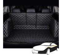 BaoLianBaiHuo Coche Alfombrillas Maletero para Porsche Cayenne E-Hybrid 2018-2025, Cuero Todo Incluido Forro de Maletero Protector Accesorios,A/Black