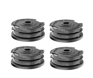 BaolijinMM Paquete de 4 carretes dobles de alimentación automática compatibles con Bosch AdvancedGrassCut 36, Art 24 27 30 30-36 LI cortacésped, F016800351 línea de carrete de repuesto