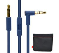 baolongking Cable de Repuesto para Auriculares Dr Dre Beats Monster con Mando a Distancia Pro Solo Studio … (azul)