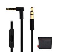baolongking Cable de Repuesto para Auriculares Dr Dre Beats Monster con Mando a Distancia Pro Solo Studio … (negro)